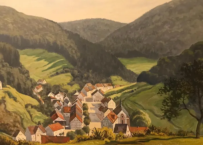 Altes Haus Am Kurpark In Den Bergen Ferienhaus *